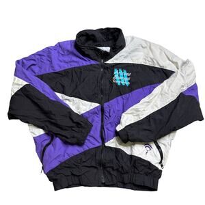 JAMMIN GYMNASTICS XS EXTRA SMALL JACKET WINDBREAKER VINTAGE CUSTOM GYM TRAINING